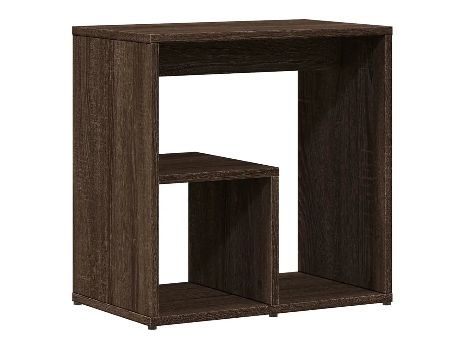 Mesa De Apoio* Mesas apoio 2pcs 50x30x50cm derivados madeira carvalho PT720633 Castanho