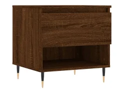 Mesa De Centro|vidaxl Mesas centro 2 pcs 50x46x50 cm deriv. madeira carvalho castanho Natural claro