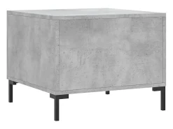 vidaxl Mesas centro 2 pcs 50x50x40 cm madeira processada cinza cimento^ Mesa De Centro