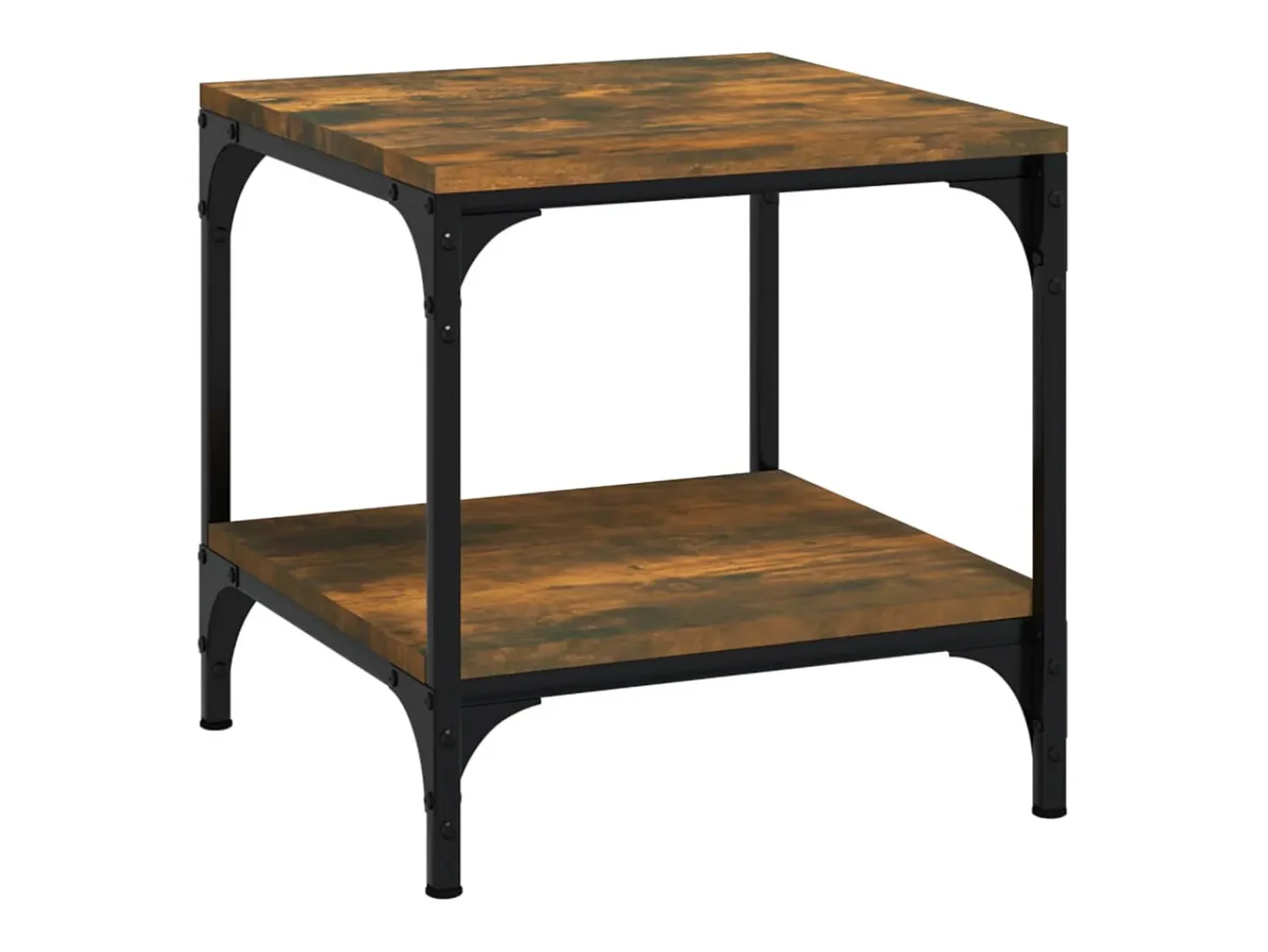 Outlet Mesas de apoio 2 pcs 40x40x40 cm derivados madeira fumado PT337137 Castanho