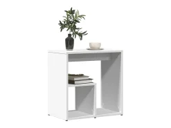Mesa De Apoio| Mesas de apoio 2 pcs 50x30x50 cm derivados de madeira PT513774 Branco