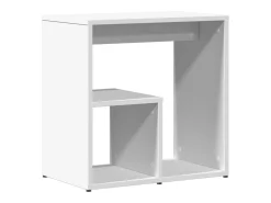 Mesa De Apoio*vidaxl Mesas de apoio 2 pcs 50x30x50 cm derivados de madeira Branco
