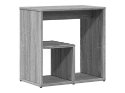 Mesa De Apoio|vidaxl Mesas de apoio 2 pcs 50x30x50 cm derivados madeira cinza sonoma Cinzento