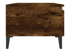 Mesa De Apoio*vidaxl Mesas de apoio 2 pcs 50x46x35 cm deriv. madeira carvalho fumado Natural claro