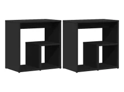 Mesas de apoio 2 pcs 50x30x50 cm derivados de madeira PT348863^ Mesa De Apoio