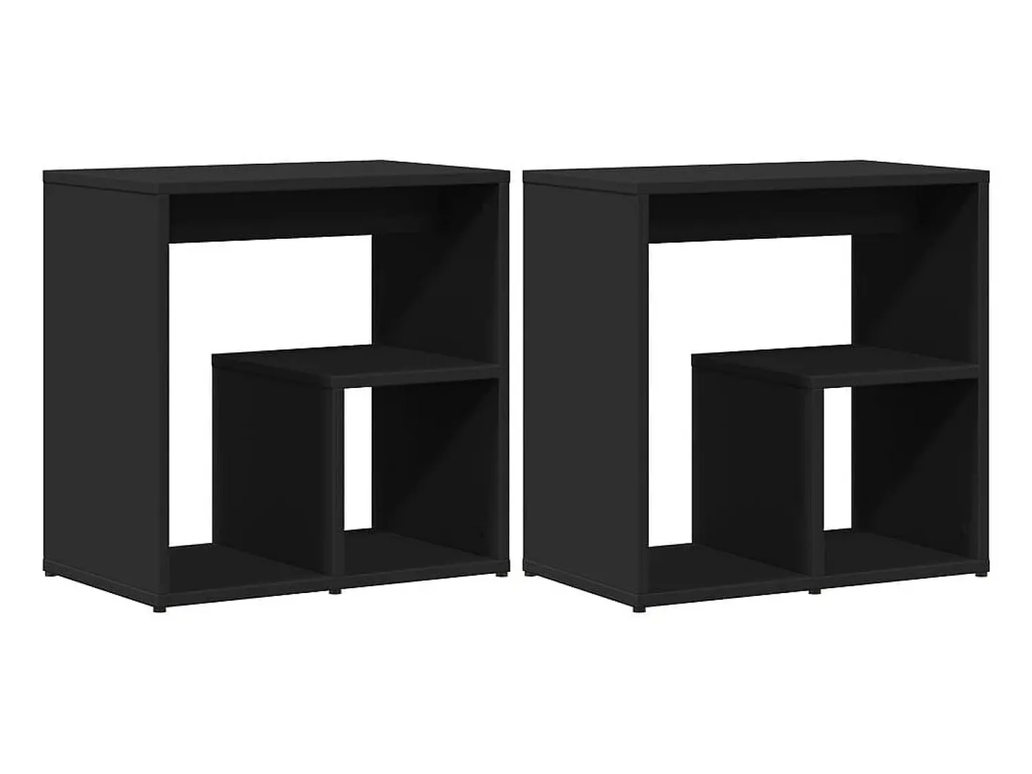 Mesas de apoio 2 pcs 50x30x50 cm derivados de madeira PT348863^ Mesa De Apoio