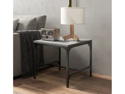 Online Mesas de apoio 2 pcs 40x40x35 cm deriv. madeira sonoma PT527087 Cinzento