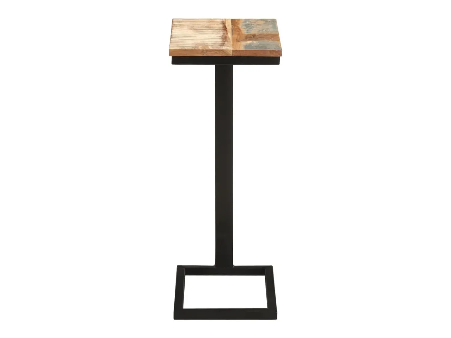 Mesa De Apoio|vidaxl Mesas de apoio 2 pcs 31,5x24,5x64,5cm madeira recuperada maciça Natural claro