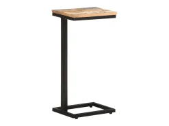 Clearance Mesas de apoio 2 pcs 31,5x24,5x64,5cm madeira recuperada maciça PT661796 Castanho