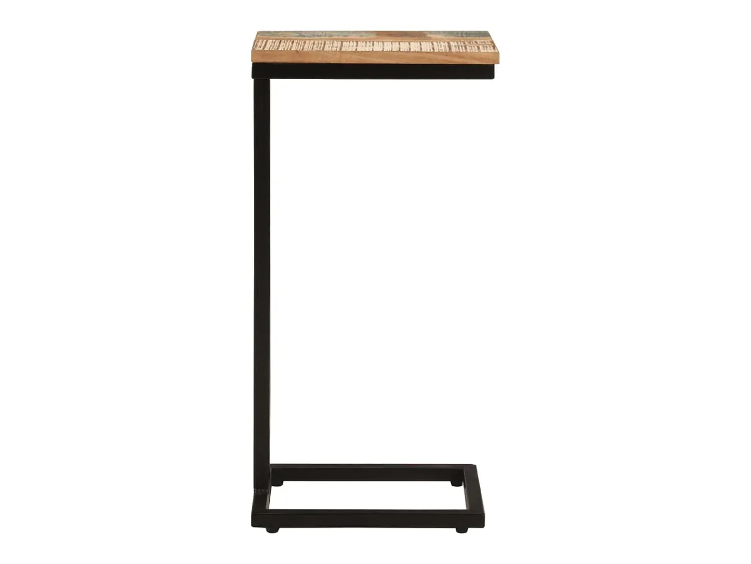 Clearance Mesas de apoio 2 pcs 31,5x24,5x64,5cm madeira recuperada maciça PT661796 Castanho
