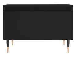 Mesa De Centro*vidaxl Mesas de centro 2 pcs 50x46x35 cm derivados de madeira Preto