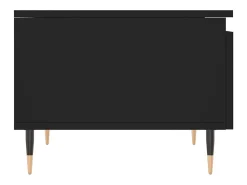 Mesa De Centro*vidaxl Mesas de centro 2 pcs 50x46x35 cm derivados de madeira Preto