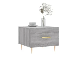 Mesa De Centro| Mesas de centro 2 pcs 50x50x40 cm madeira proc. sonoma cinza PT611513 Cinzento