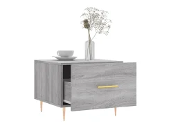 Mesa De Centro| Mesas de centro 2 pcs 50x50x40 cm madeira proc. sonoma cinza PT611513 Cinzento