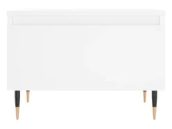 Mesa De Centro*vidaxl Mesas de centro 2 pcs 50x46x35 cm derivados de madeira Branco
