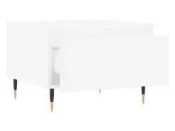 Mesa De Centro*vidaxl Mesas de centro 2 pcs 50x46x35 cm derivados de madeira Branco