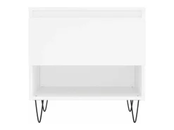 Mesa De Centro|vidaxl Mesas de centro 2 pcs 50x46x50 cm derivados de madeira Branco