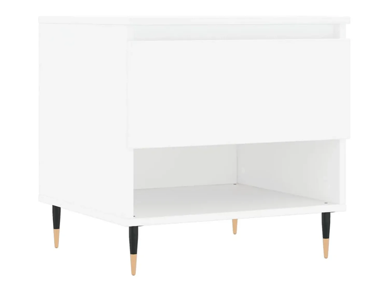 vidaxl Mesas de centro 2 pcs 50x46x50 cm derivados de madeira^ Mesa De Centro