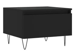 Discount vidaxl Mesas de centro 2 pcs 50x46x35 cm derivados de madeira Preto