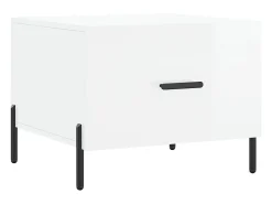 Clearance Mesas de centro 2 pcs 50x50x40 cm brilhante PT357681 Branco