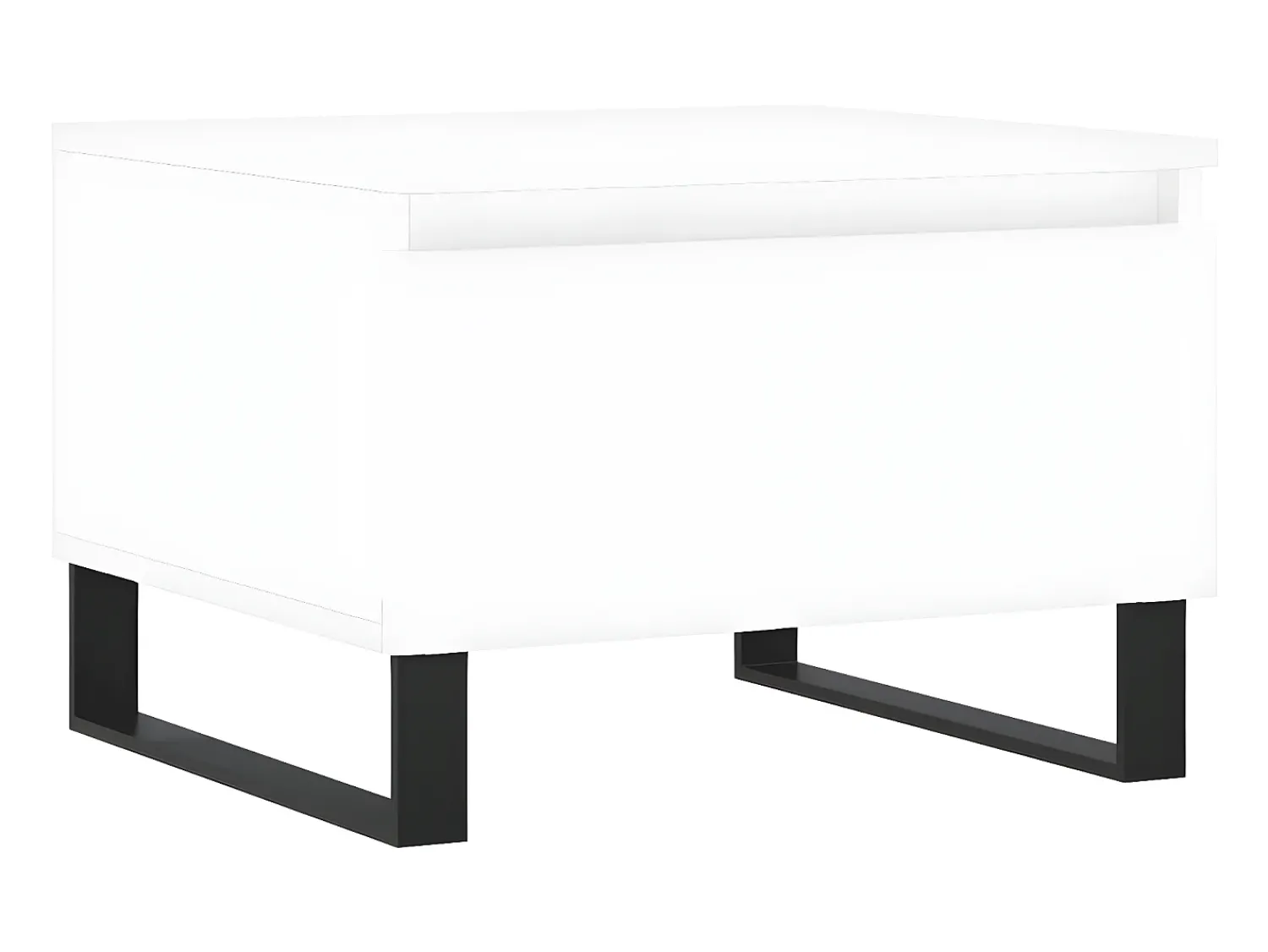Mesa De Apoio* Mesas de centro 2 pcs 50x46x35 cm derivados de madeira PT593600 Branco