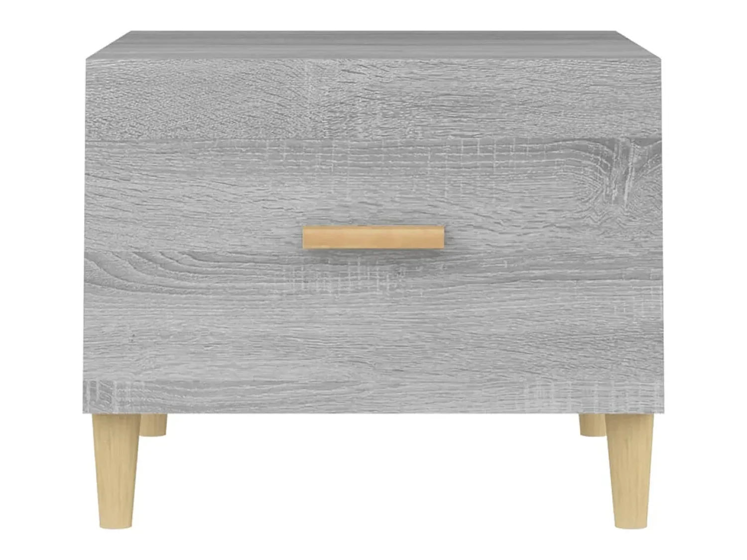 Sale vidaxl Mesas de centro 2 pcs 50x50x40 cm madeira proc. sonoma cinza Cinzento