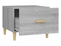Sale vidaxl Mesas de centro 2 pcs 50x50x40 cm madeira proc. sonoma cinza Cinzento