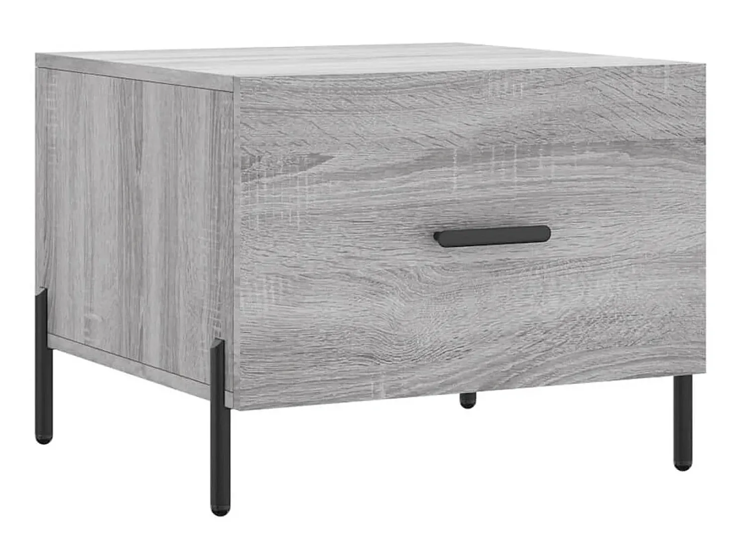 Mesa De Centro| Mesas de centro 2 pcs 50x50x40 cm madeira proc. sonoma cinza PT561693 Cinzento