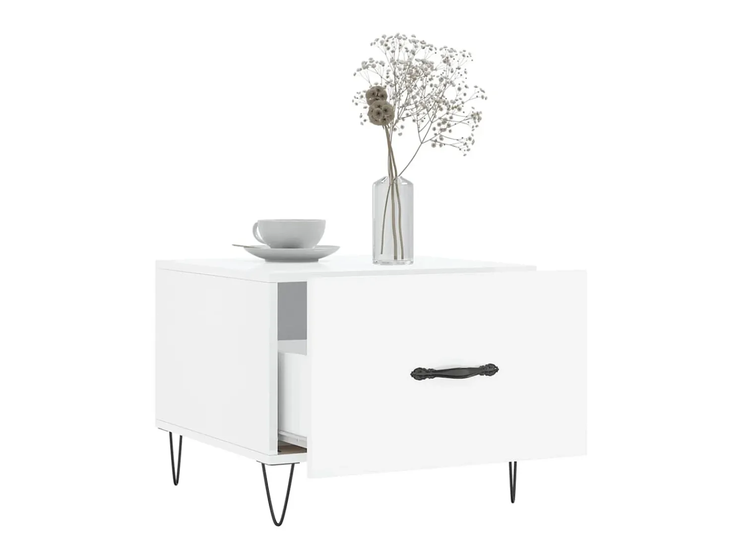 Online Mesas de centro 2 pcs 50x50x40 cm brilhante PT178101 Branco