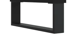 Mesa De Centro*vidaxl Mesas de centro 2 pcs 50x46x35 cm derivados de madeira Preto