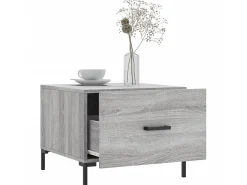 Clearance Mesas de centro 2 pcs 50x50x40 cm madeira proc. sonoma cinza PT382864 Cinzento