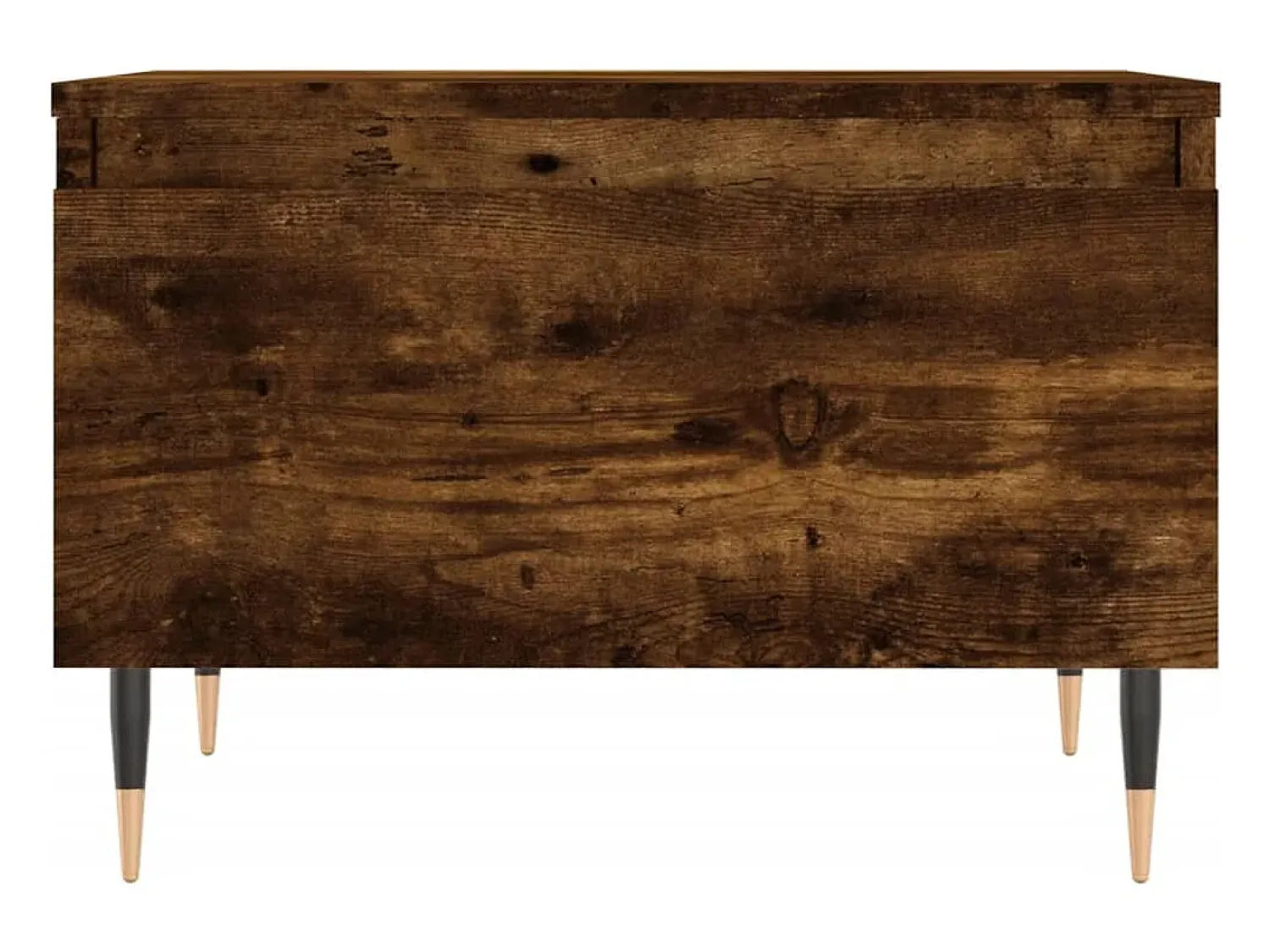 vidaxl Mesas de centro 2 pcs 50x46x35cm deriv. madeira carvalho fumado Natural claro