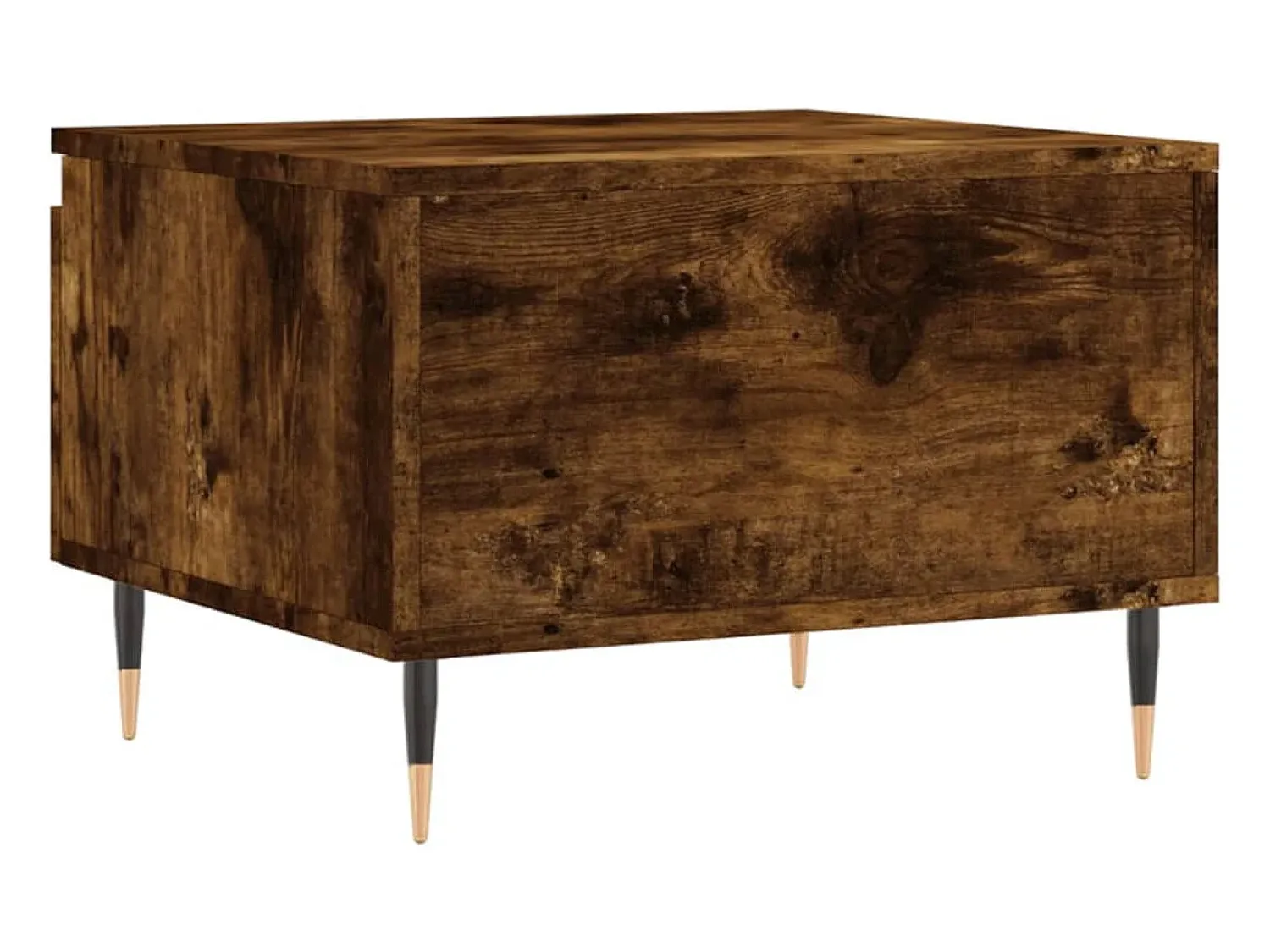 vidaxl Mesas de centro 2 pcs 50x46x35cm deriv. madeira carvalho fumado Natural claro