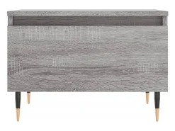 vidaxl Mesas de centro 2 pcs 50x46x35cm deriv. madeira sonoma^ Mesa De Centro