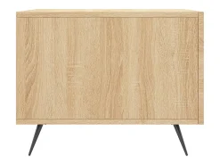 Best vidaxl Mesas de centro 2 pcs 50x50x40cm deriv. madeira carvalho sonoma Natural claro
