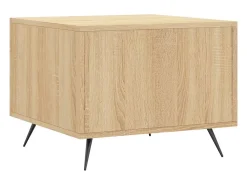 Best vidaxl Mesas de centro 2 pcs 50x50x40cm deriv. madeira carvalho sonoma Natural claro