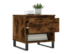 Mesa De Centro* Mesas de centro 2 pcs 50x46x50cm deriv. madeira carvalho fumado PT650771 Castanho