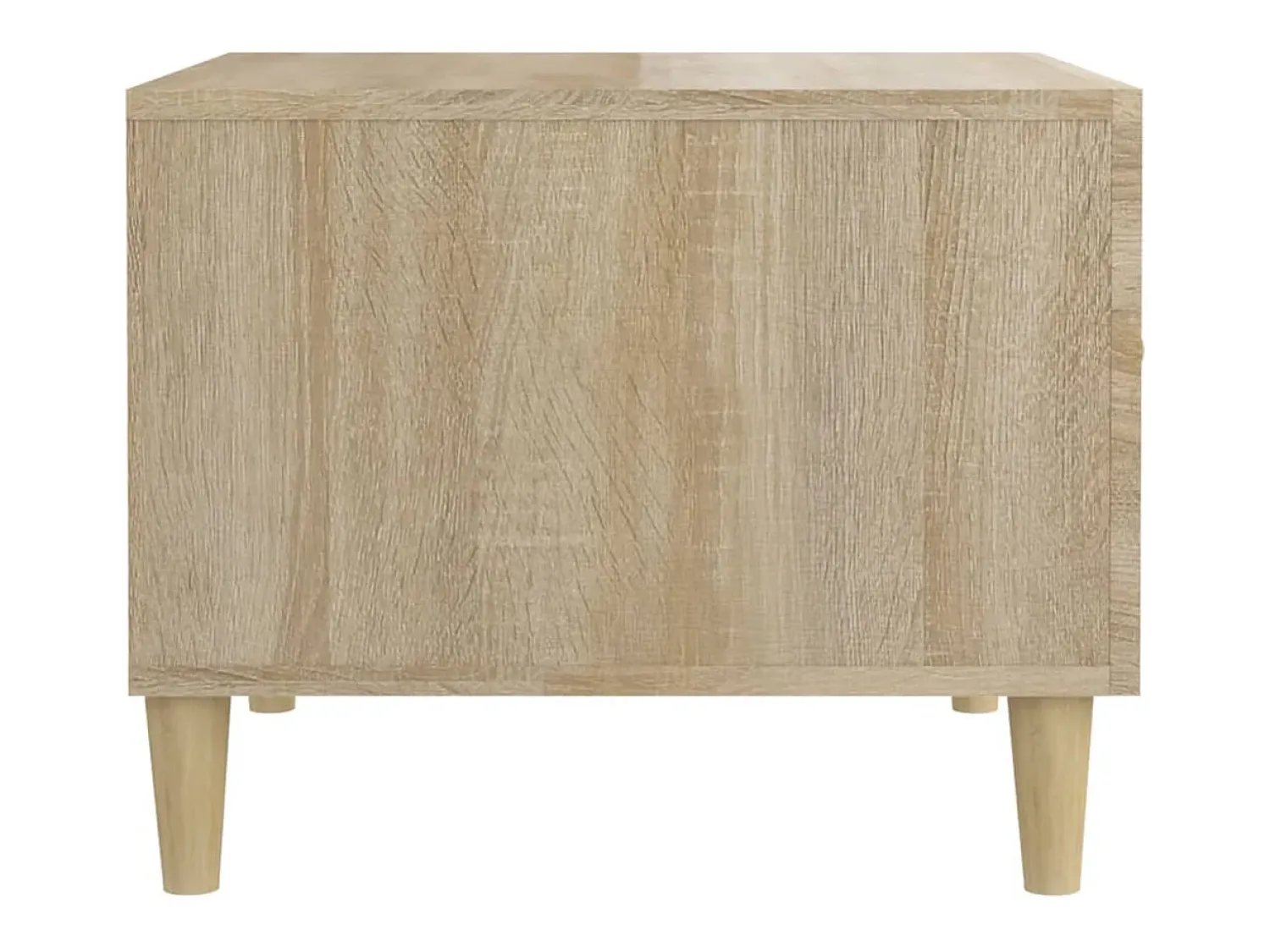 Mesa De Centro|vidaxl Mesas de centro 2 pcs 50x50x40cm deriv. madeira carvalho sonoma Natural claro