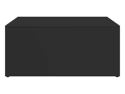 Mesa De Centro|vidaxl Mesas de centro de encastrar 2 pcs deriv.madeira/metal Preto