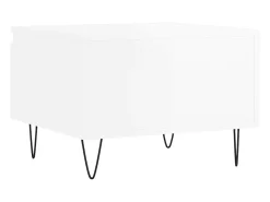 Mesa De Centro*vidaxl Mesas de centro 2pcs 50x46x35cm deriv. madeira brilhante Branco