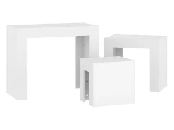 Mesas de encaixar 3 pcs derivados de madeira^ Mesa De Centro