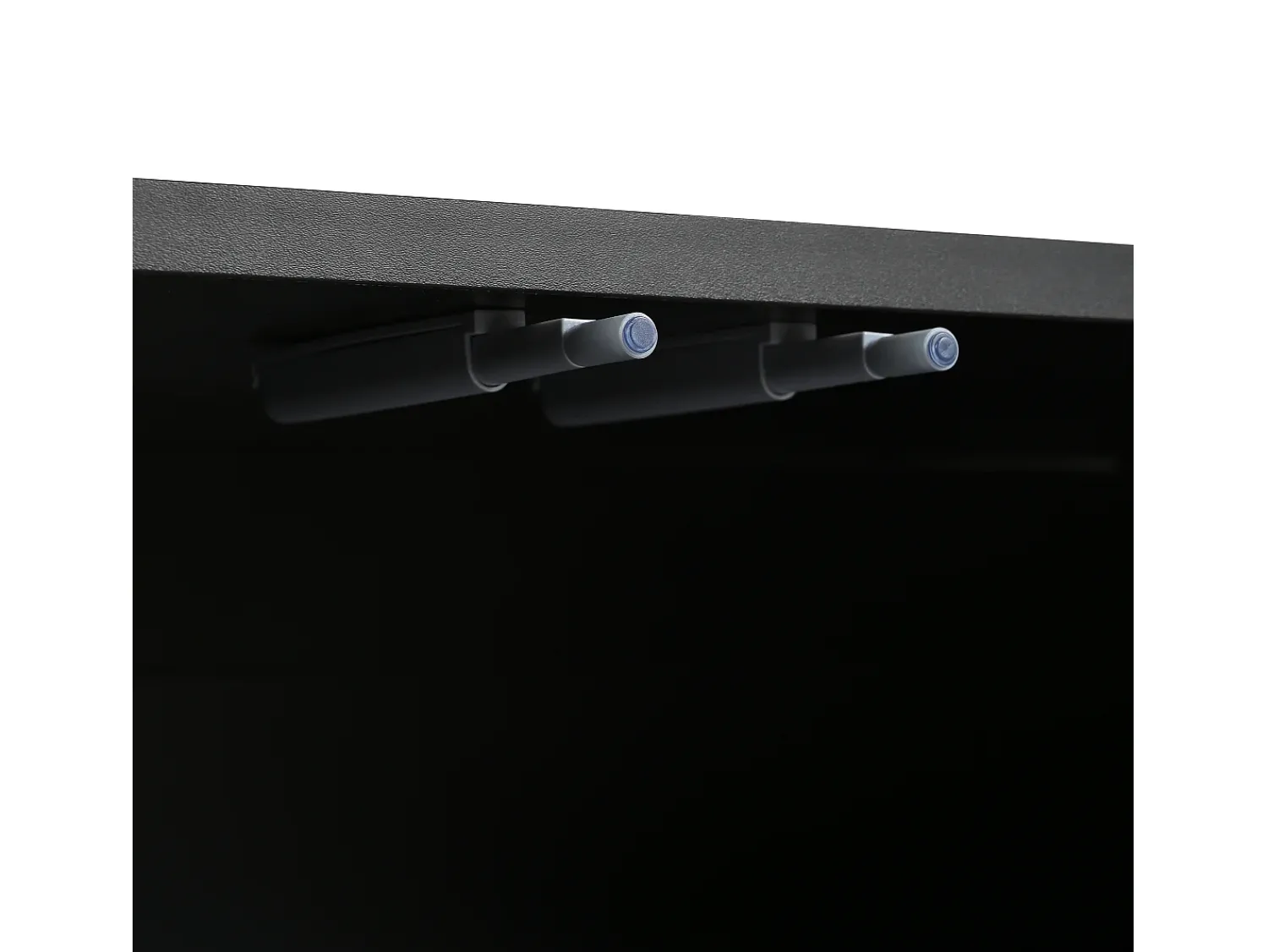ModernLuxe Meuble TV moderne - avec étagères réglables - en panneaux de particules - Noir^ Móvel De Tv