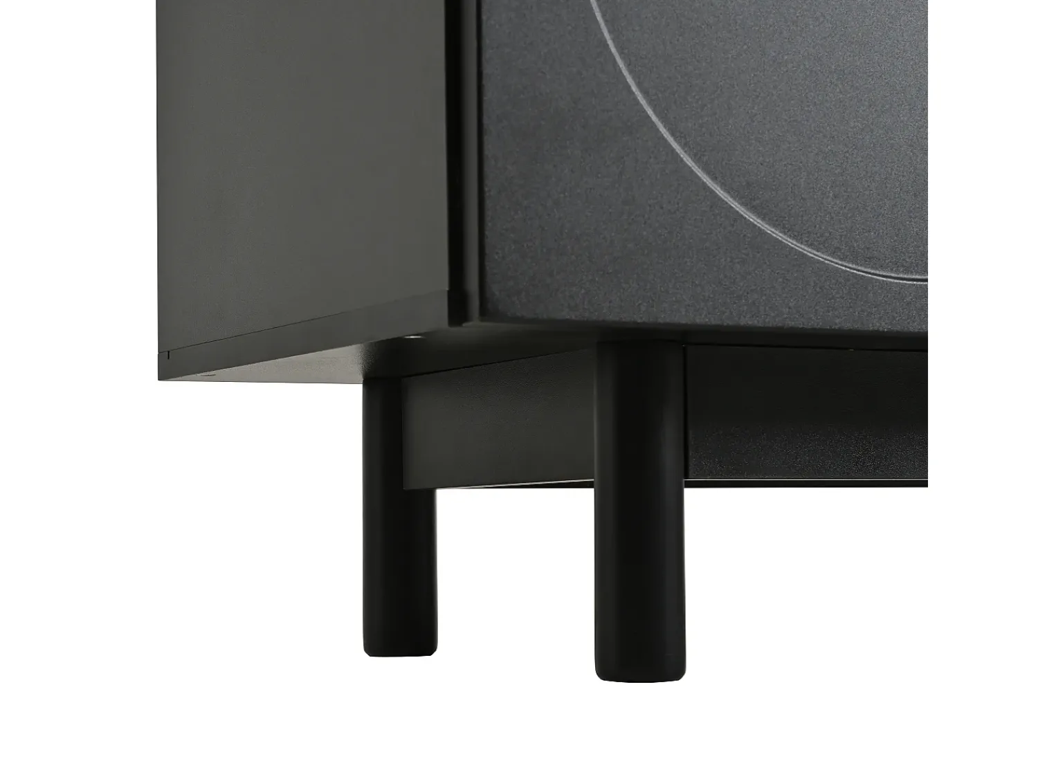 ModernLuxe Meuble TV moderne - avec étagères réglables - en panneaux de particules - Noir^ Móvel De Tv