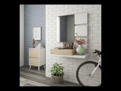 Consola*duehome Mobiliário de corredor Tekkan Branco