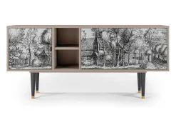 Sale Mueble de TV - 150х69х41 cm - T5 - A Pond, Areia Bege