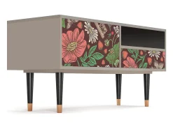 Móvel De Tv| Mueble de TV - 115х59х48 cm - T3 - Alice in Wonderland, Areia Bege