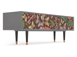 Móvel De Tv* Mueble de TV - 170х59х48 cm - T4 - Alice in Wonderland, Cinza Cinzento