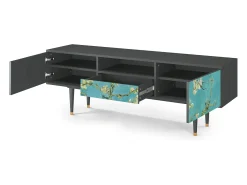 Móvel De Tv| Mueble de TV - 170х59х41 cm - T6 - Almond Blossom, Antracite Cinza antracite