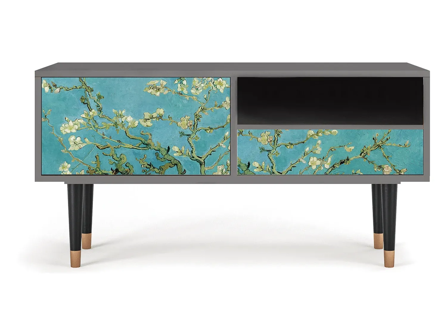 Mueble de TV - 115х59х48 cm - T3 - Almond Blossom, Areia^ Móvel De Tv