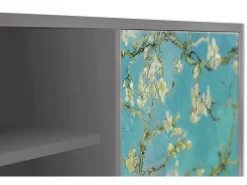 Móvel De Tv* Mueble de TV - 170х69х48 cm - T2 - Almond Blossom, Cinza Cinzento